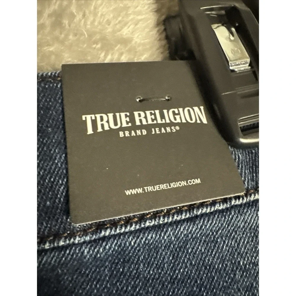 True Religion Men's Geno‎ Slim Fit Straight Jeans, Size 33 x 32 NWT